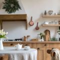British Garden-Inspired Cottagecore Kitchen Design